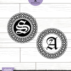 Keltische Rahmen SVG DXF | Keltischer Knoten, Irisch, Mandala Rahmen |  Papierschnitt Vorlage, Cricut, Printable, Silhouette Projekte