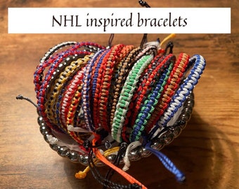 NHL inspired bracelets