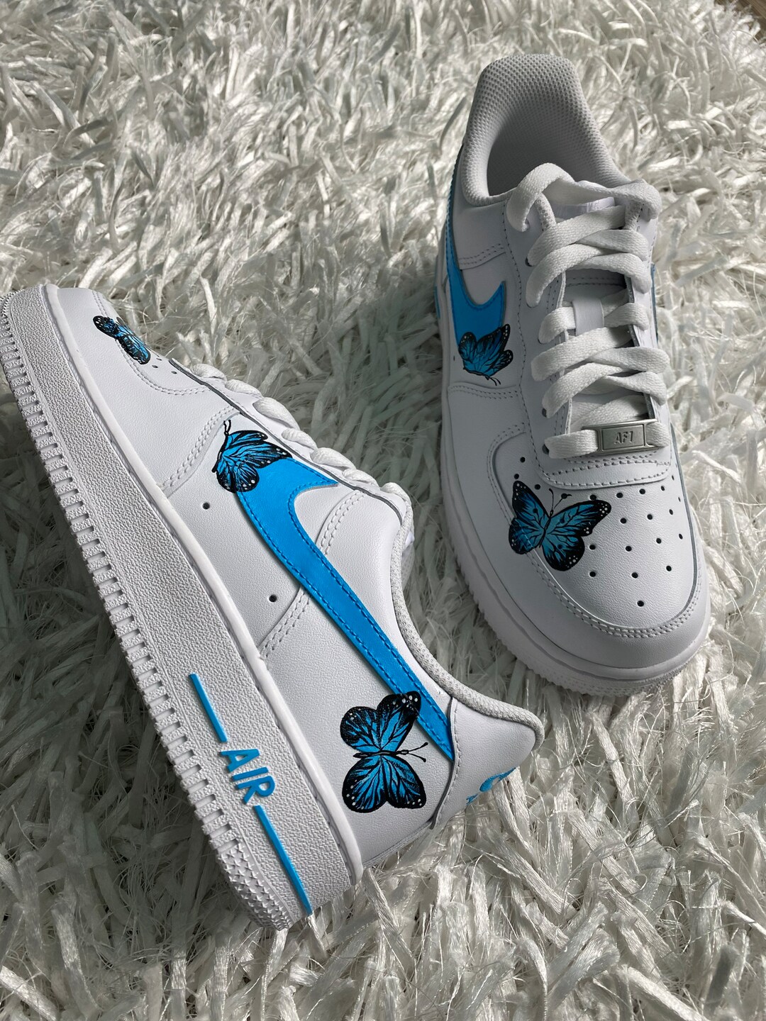 nike airforce 1 butterfly