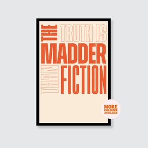 Dave | The Truth Is Madder Than Fiction | Verdansk | Music Print  | Living Room Print | Wall Art | Poster | A3 | A4 | A5 | Valentine&#39;s Day