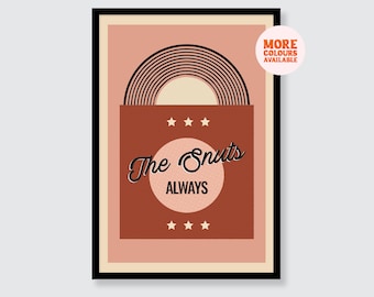 The Snuts | Always | Quote | Wall Art | Poster | Print | A1 | A2 | A3 | A4 | A5 | Bedroom Print | Customise | Record Print Christmas