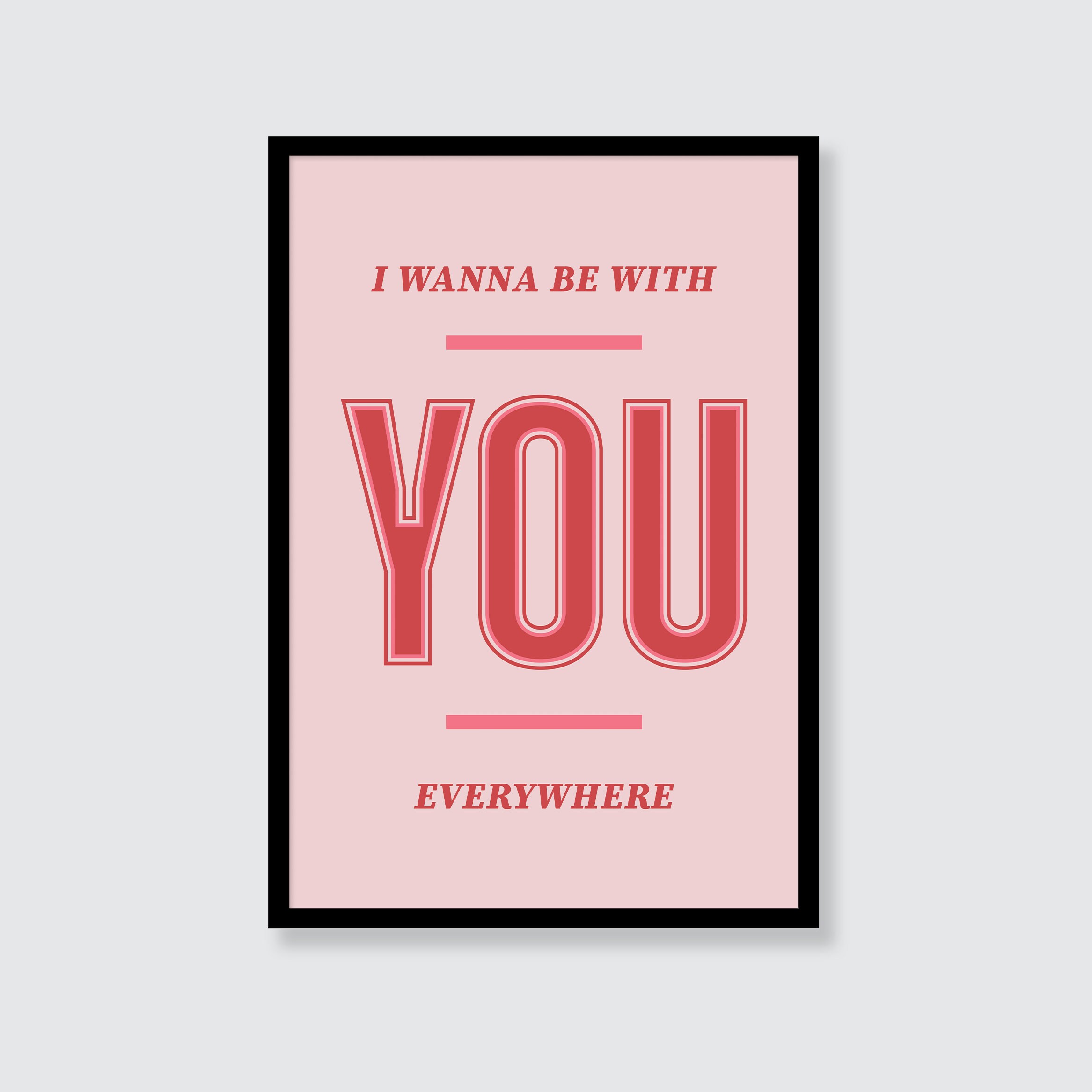 I Want to Be With You Everywhere Art Print Fleetwood Mac 