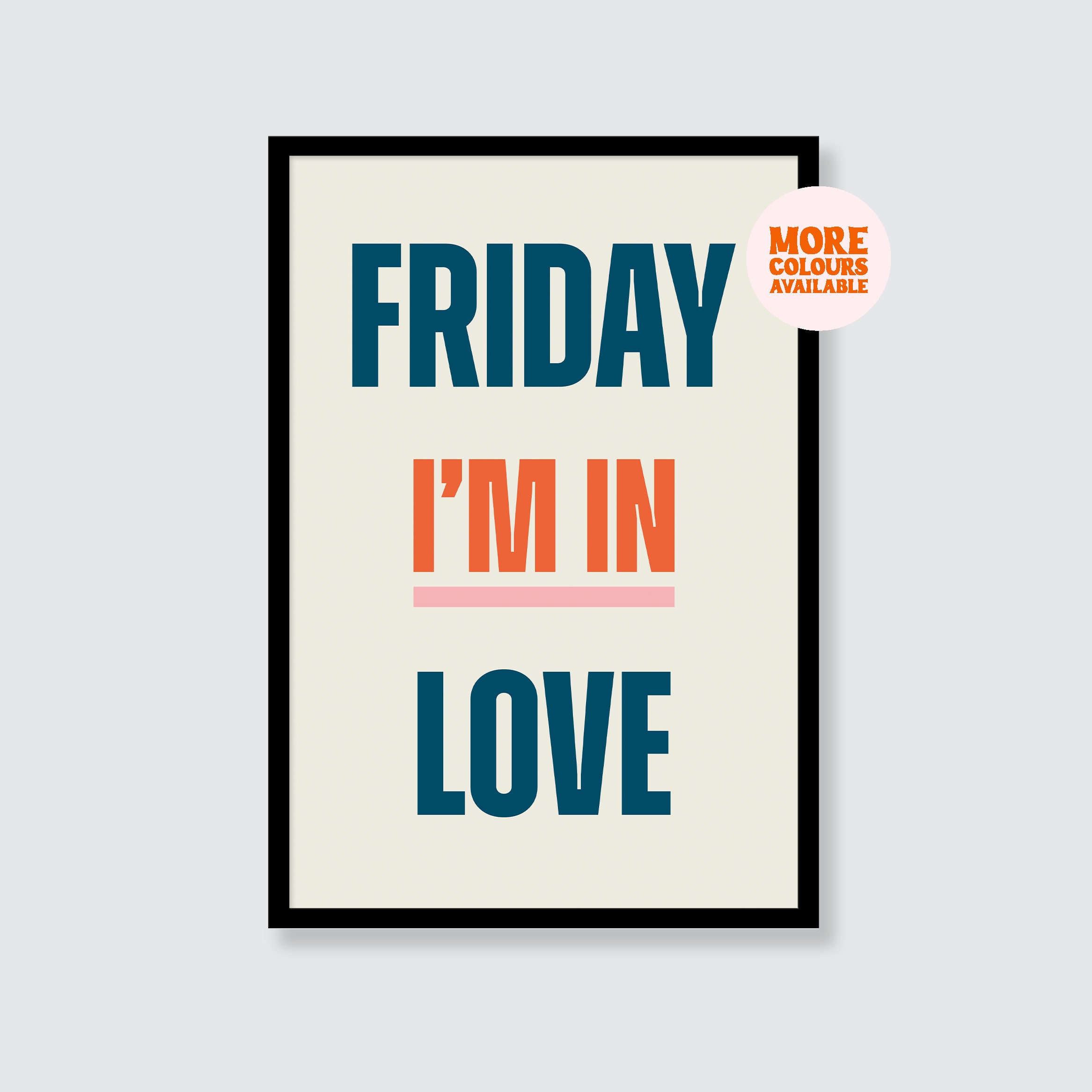 friday im in love chords