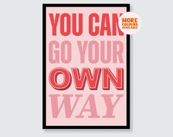 Fleetwood Mac | You Can Go Your Own Way | Art Print | Wall Art | A1 | A2 | A3 | A4 | A5   | Gift Christmas