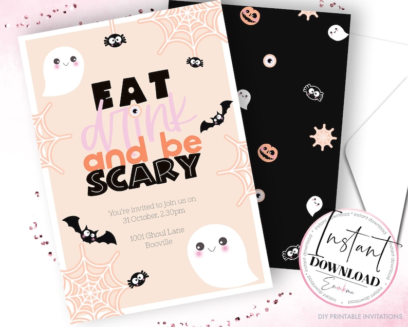 Boo-tiful Halloween Invite