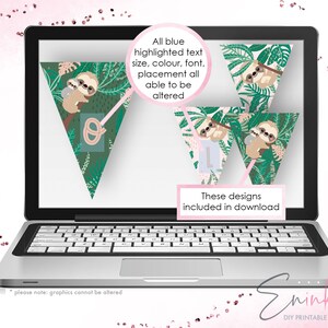 Sloth Party Banner
