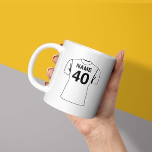 Derby County F.C. Themed Personalised Mug & Coaster, Birthday or Christmas Gift for Him or Her Friend Colleague Football Fan Supporter