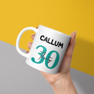 Personalised 30th Birthday Gift, 30th Birthday Mug For Men, 30th Birthday Gift, 30th birthday gift for him, 30th Birthday Gift For Friend