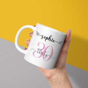 Personalised 30th Birthday Gift, 30th Birthday Mug For Women, 30th Birthday Gift, 30th birthday gift for her, 30th Birthday Gift For Friend