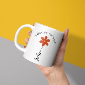 Personalised 30th Birthday Gift, 30th Birthday Mug For Women, 30th Birthday Gift, 30th birthday gift for her, 30th Birthday Gift For Friend