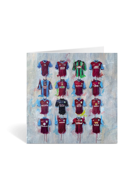 Aston Villa - A Villan's Collection Greeting Card