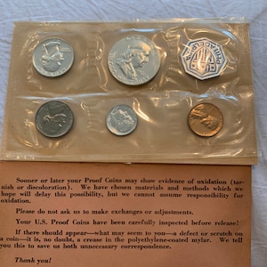 1 set of 1961, 2 sets of 1964 Philadelphia Mint Coin Set