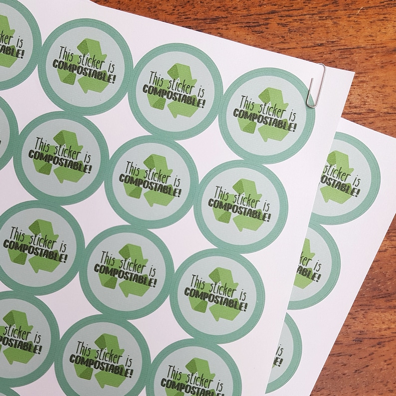 Are Paper Stickers Compostable at Helen Drake blog