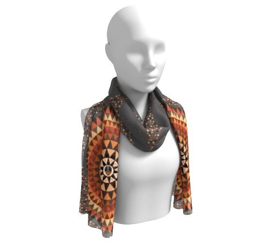 Afri silk scarf