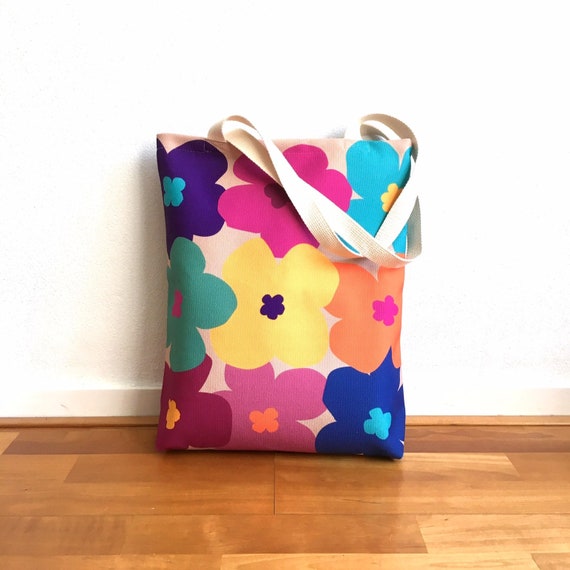 Buy Canvas Tote Tas Met Zakken Floral Schoudertas Hippie Tas Boho Met Rits Canvas Tote Esthetiek Strandtas Hobo Tas Verjaardagscadeau Online in India Etsy