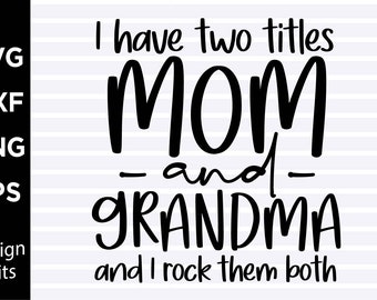 Visual Arts Craft Supplies & Tools Cut Files Printable png dxf Grandma ...