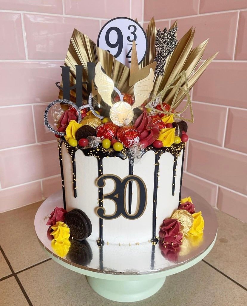 Harry Potter Cake Topper Acrylic Harry Potter theme Birthday Cup Cake  Decoration