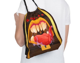 Mimic Chest Drawstring Outdoor Bag | 14" x 13" | Polyester Fabric