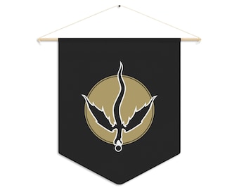 Zhentarim Faction Banner Pennant - Forgotten Realms Baldur's Gate Dungeons & Dragons Faction Flag