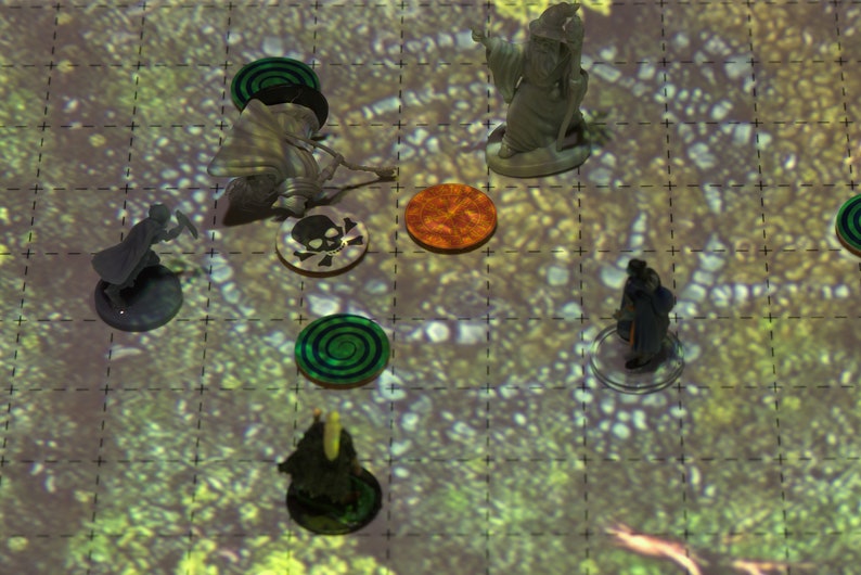 Printable Battle Tokens for DND 5e, Pathfinder 24 Unique Status and