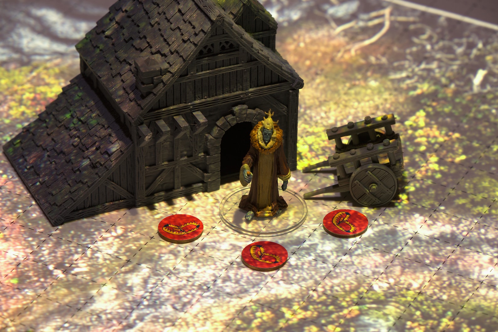 Printable Battle Tokens for DND 5e, Pathfinder 24 Unique Status and