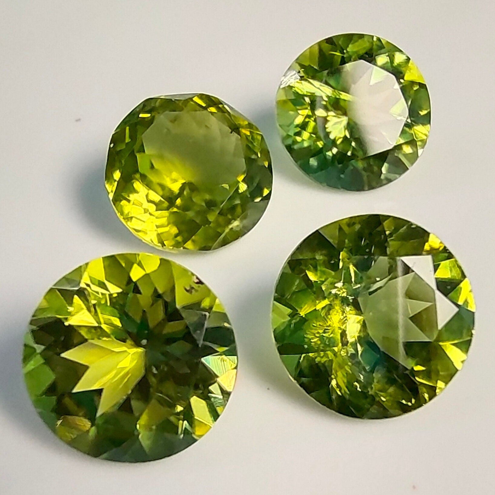 Peridot, Natural Peridot, Faceted Round Peridot, Peridot Peridot, Natural Peridot, Faceted Round Peridot, Peridot