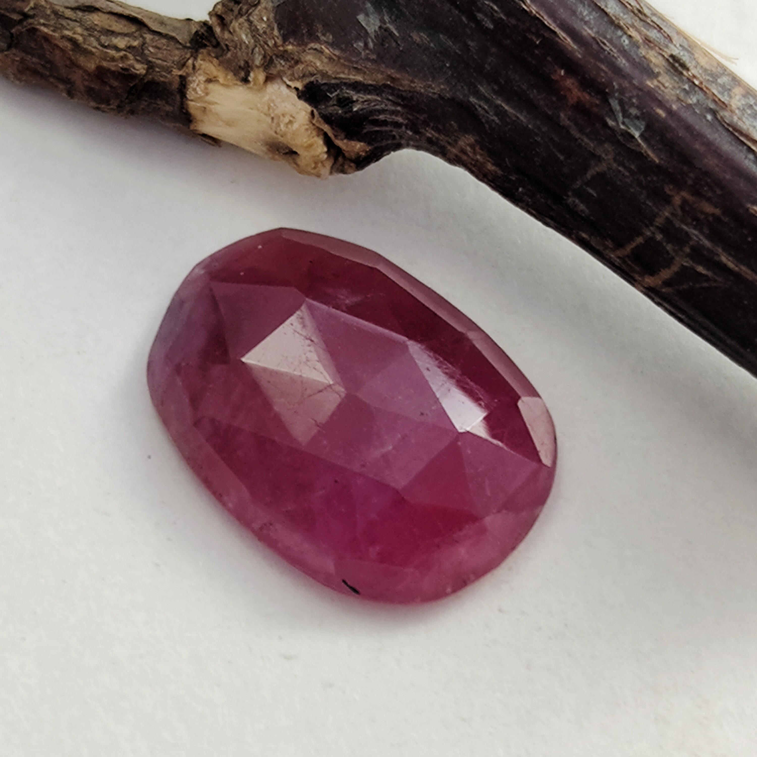 Pink Tourmaline Rose Cut Faceted Fancy Shape Loose Etsy