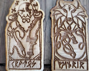 Custom Laser Engraved Fan Orlog God Fan Expansions