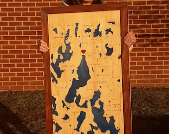 Custom Oversized Epoxy Maps