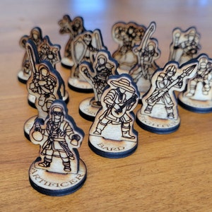 Custom Laser Cut Figurines