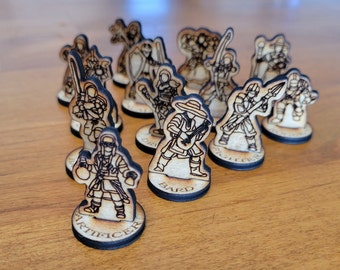 Custom Laser Cut Figurines