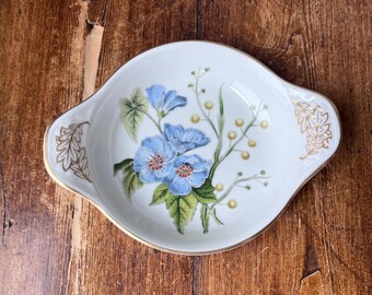 Spode Stafford Flowers Lida and Acacia 7” Au Gratin Dish, Ovenware