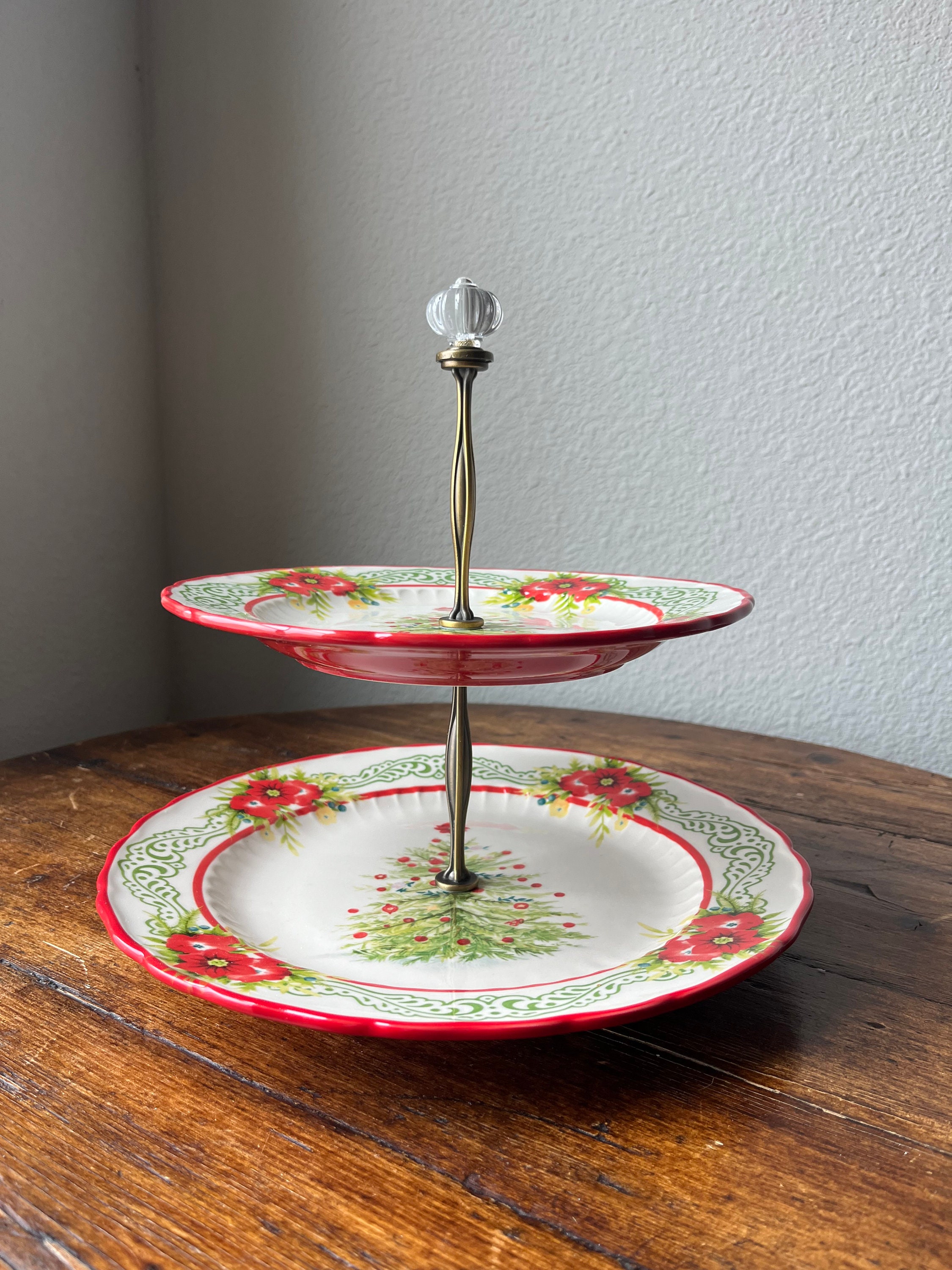 The Pioneer Woman 2-tier Holiday Cheer Server - Etsy