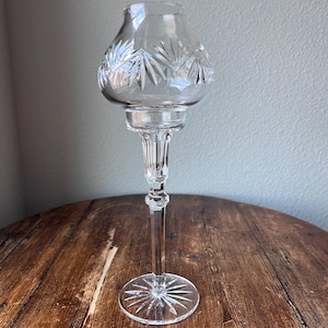 Waterford Crystal Candlestick holder with Globe