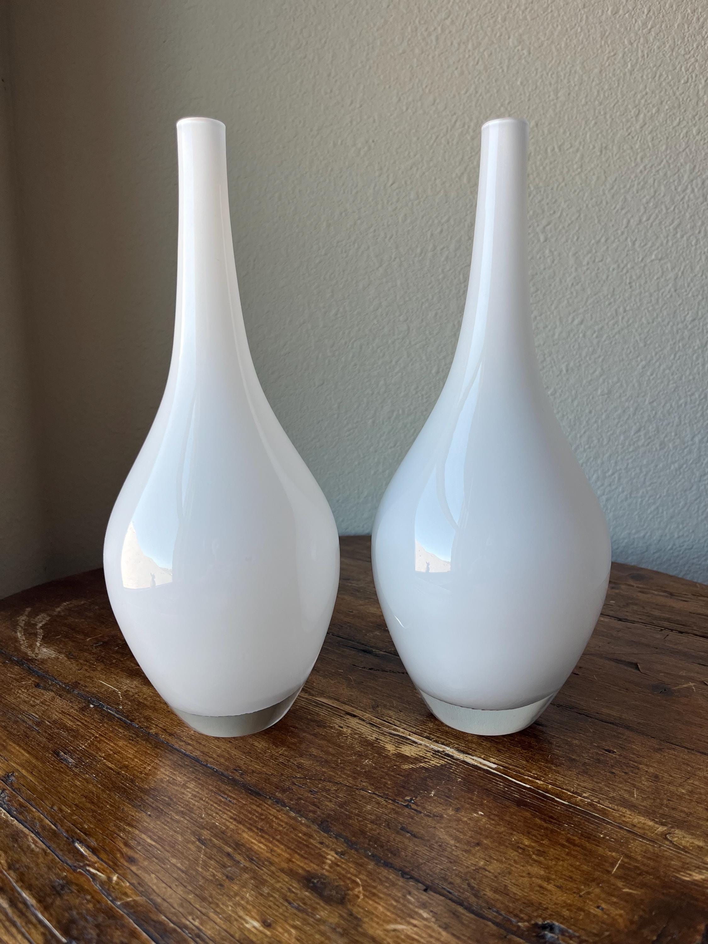 Pair of Vintage Ikea Salong Tall Vase by Modernist Designer
