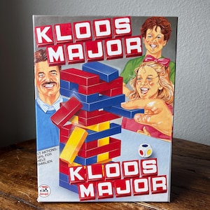 Klods Major Stacking Tower Dice Game Danish Made in Denmark