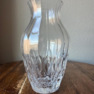 Crystal d'arques vase - Etsy 日本 ブラインド:クリスタル・ダルク