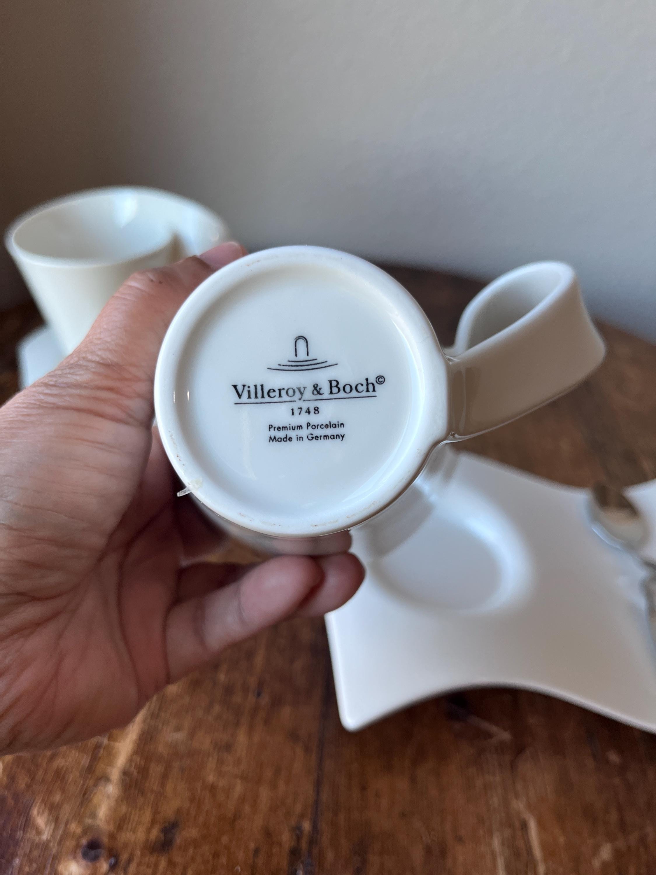 Set of 2 - Villeroy and Boch New Wave Caffe Coffee Mugs and