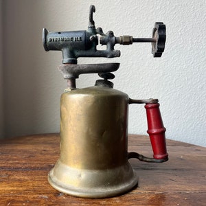 Vintage Turner Brass Blow Torch