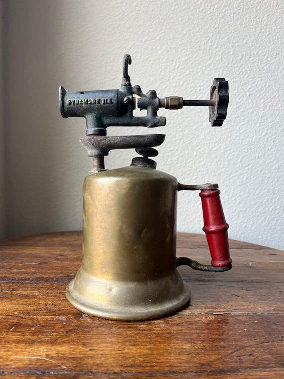Vintage Turner Brass Blow Torch Etsy UK