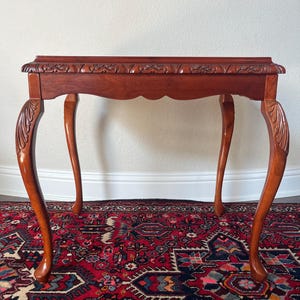 Vintage Bombay French Provincial Style Rectangular Accent, Side Table