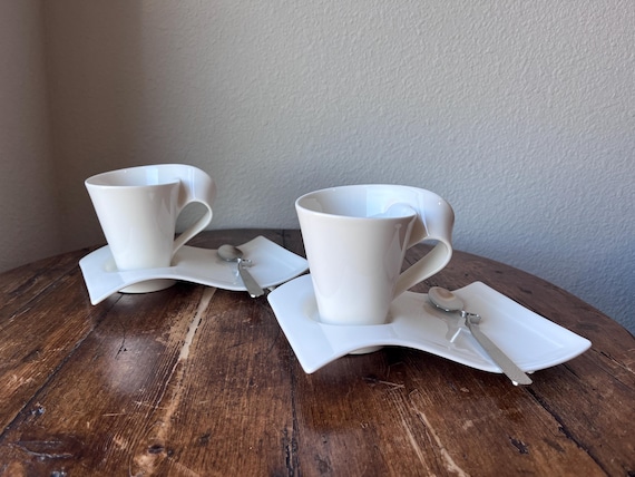 Set of 2 - Villeroy and Boch New Wave Caffe Coffee Mugs and