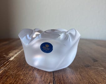 ロイヤル コペンハーゲン フロスト クリスタル キャンドルホルダー