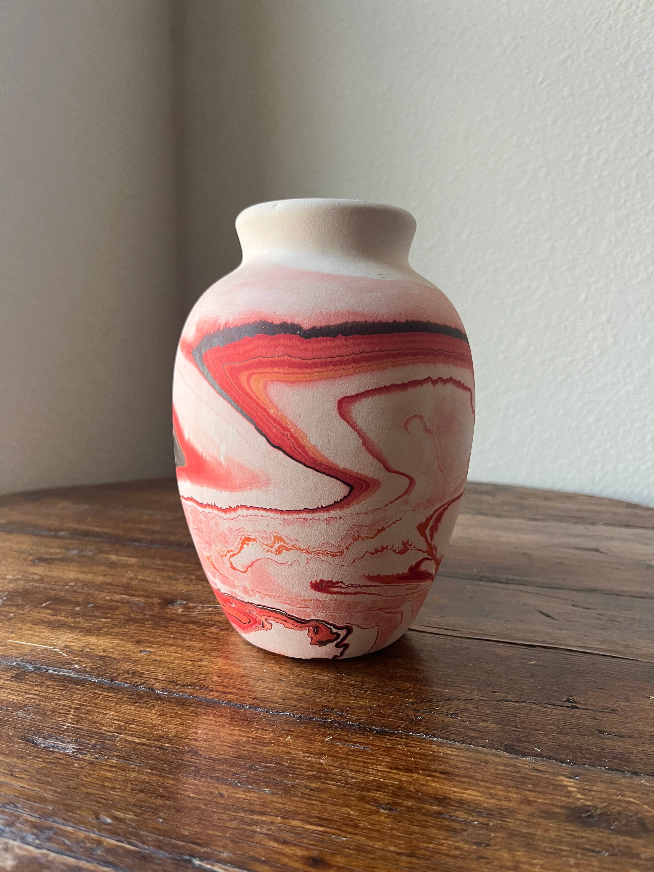 Nemadji Pottery Vase 7” - Etsy