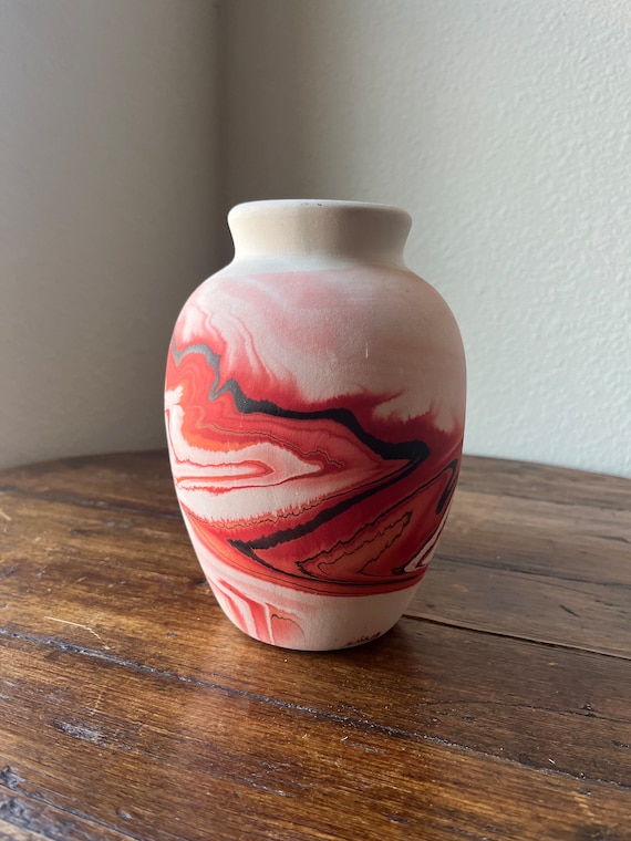 Nemadji Pottery Vase 7” - Etsy