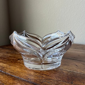 Ciotola pesante Mikasa Crystal tagliata a mano