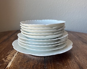 Sold per piece - Antique Haviland Limoges France Ranson Schleiger 2&13 Pattern Plates Saucer plate, Bread and Butter Plate and Salad Plate