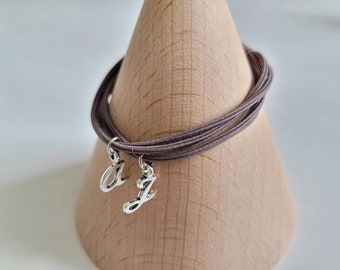 Personalized Hair Band, Initial Hair Tie, Name Wristband, Mom and Kids Hair Band, Mix and Match, Gift for Her!