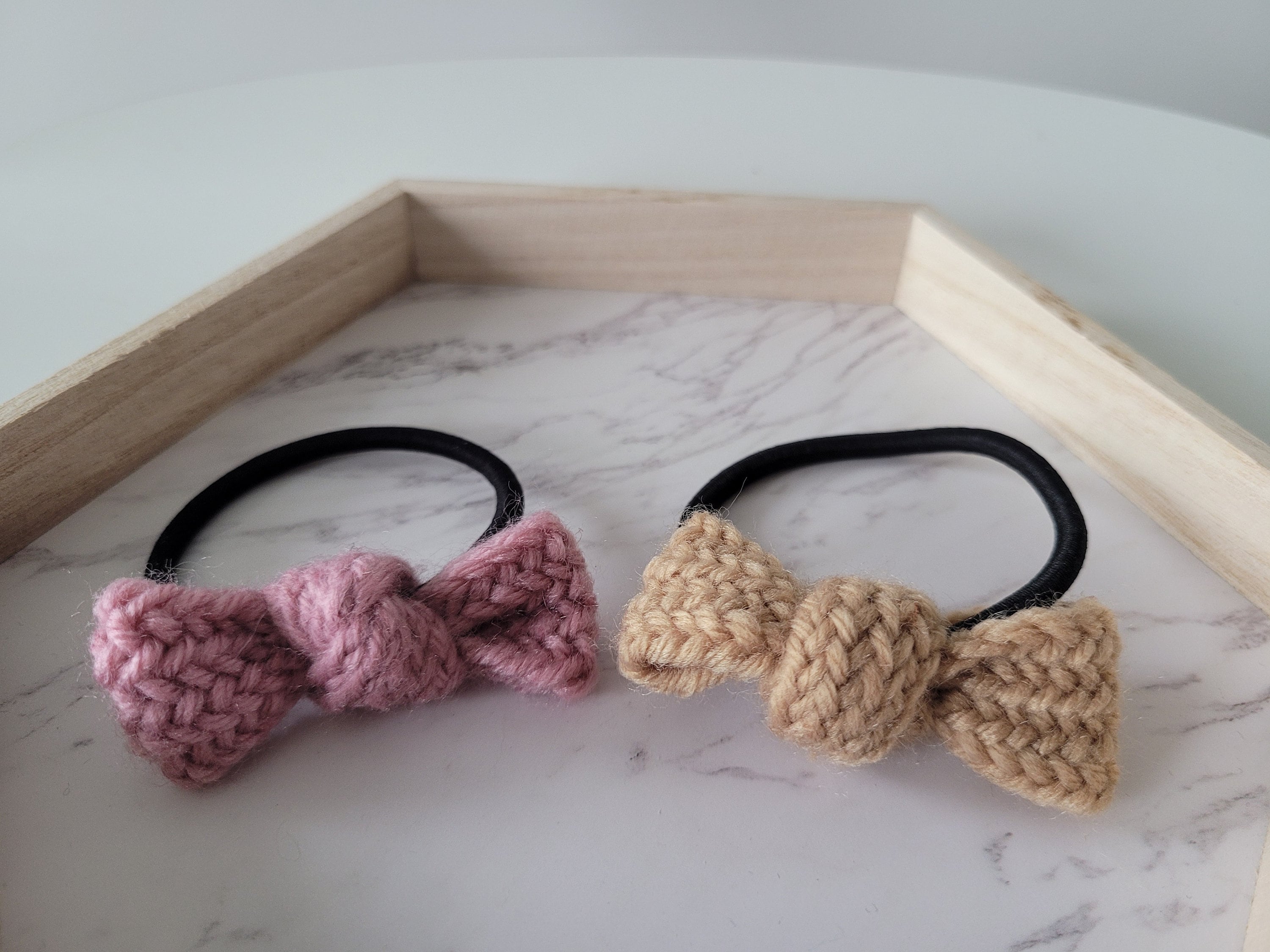 Nice & Knit Yarn Bow Hair Band Colorful Bow Cute Mom and Etsy