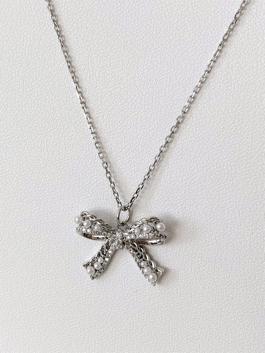 ☆Hei☆ sv925 silver crystal ribbon necklace HE24SMNSW750XXF il_1080xN.4120550198_k94j.jpg
